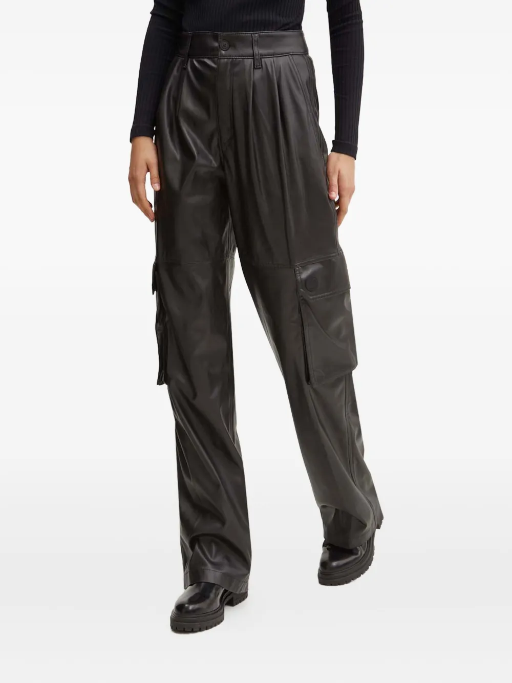 HUGO cargo pocket trousers | Black | Image 1