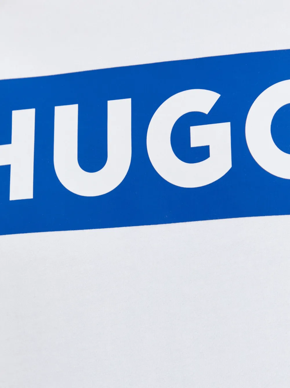 HUGO Hoodie met logoprint Wit