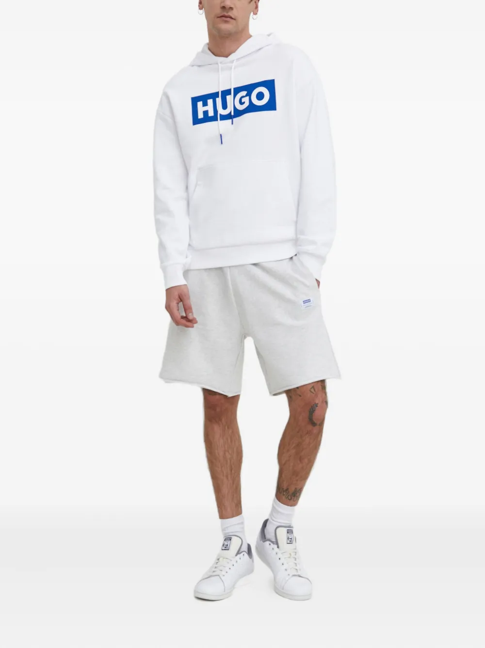 HUGO logo-print hoodie | Hoodies | Image 2