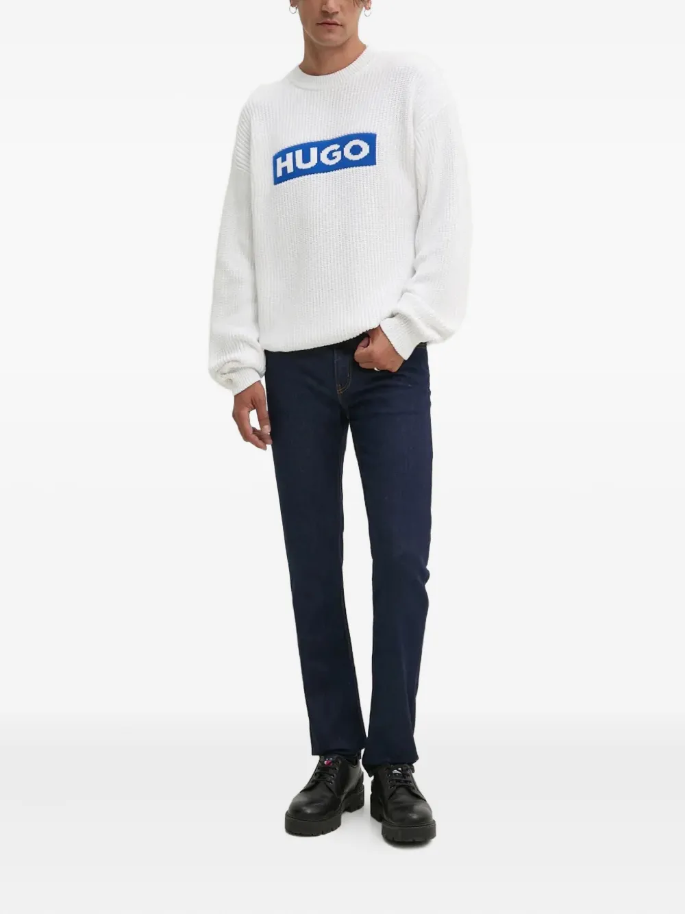 HUGO logo sweater | Knitted Sweaters | Image 2