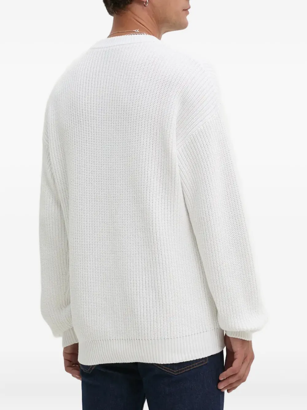 HUGO Sweater met logo Wit