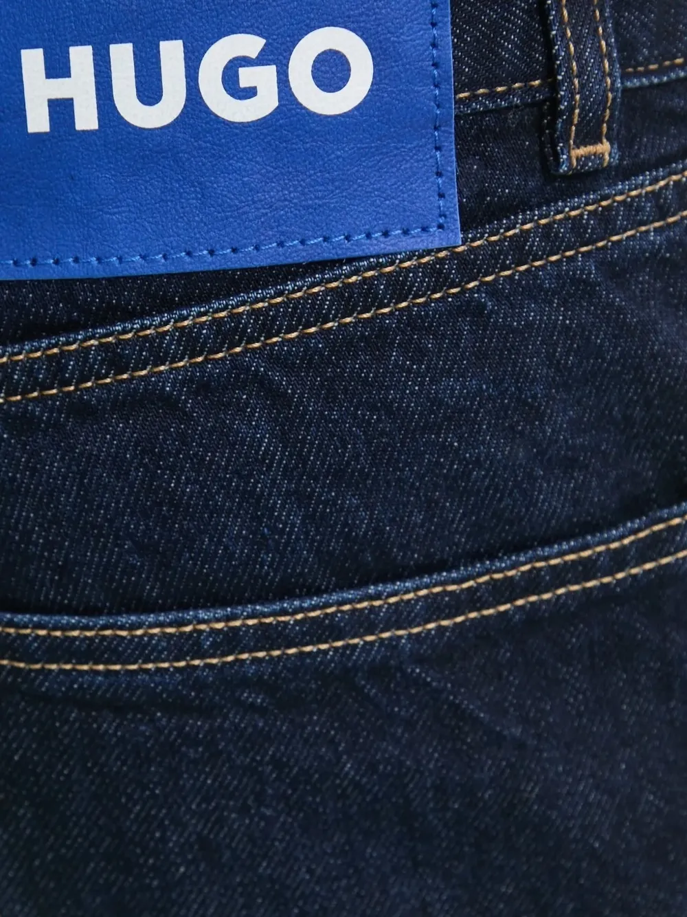 HUGO straight-leg jeans Blauw