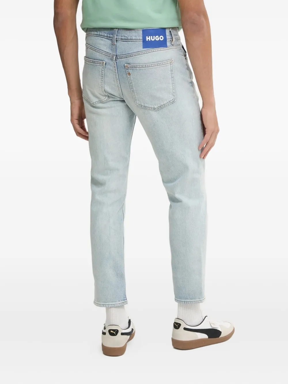 HUGO slim-cut jeans - Blauw