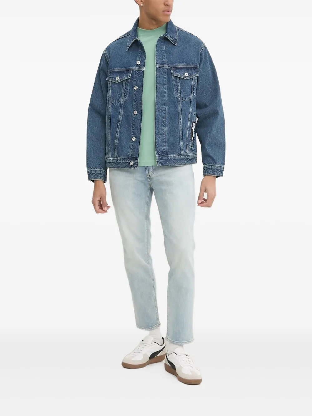 HUGO slim-cut jeans Blauw