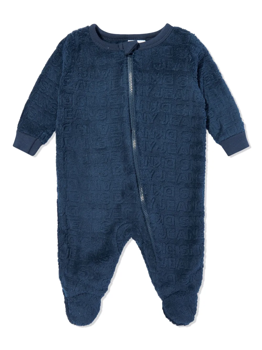 Dkny Kids Romper met monogram Blauw