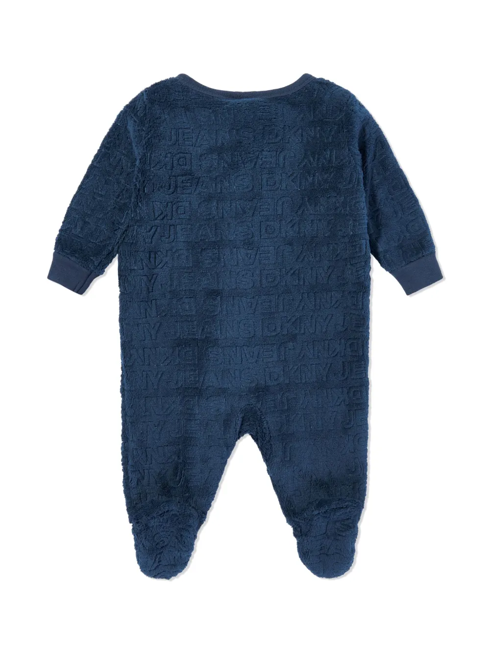 Dkny Kids Romper met monogram - Blauw