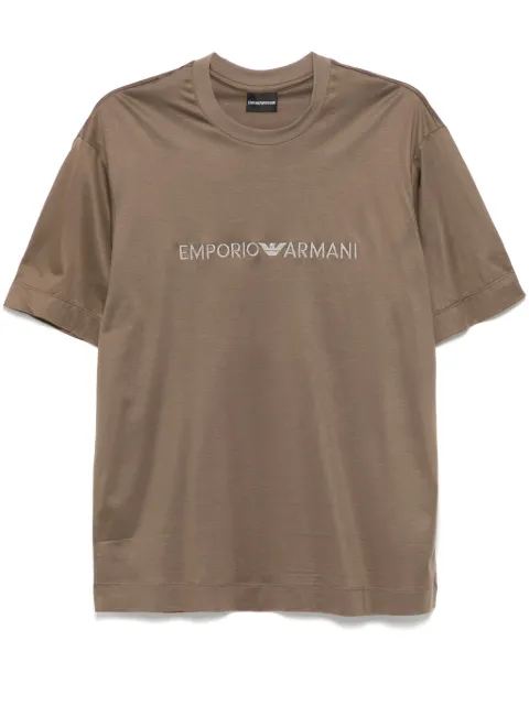 Emporio Armani playera con logo bordado