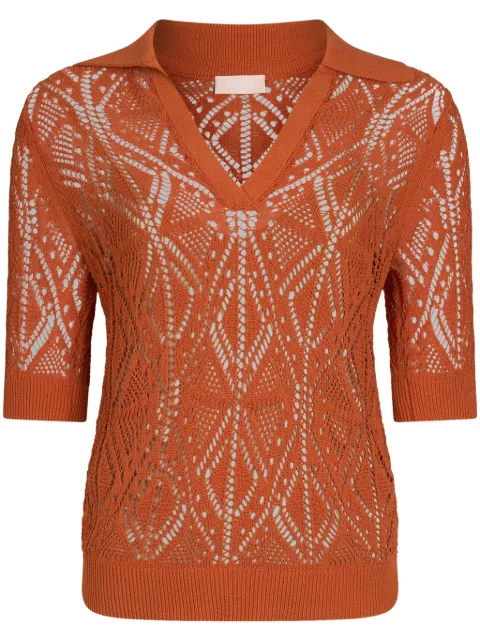 LIU JO crochet-knit jumper