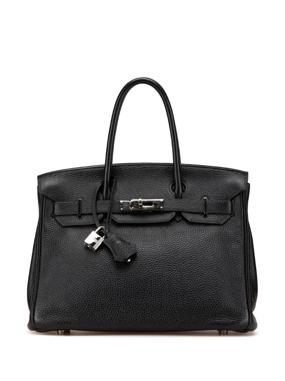 Hermès Pre-Owned 2004 クレマンス バーキン ルトゥルネ 30 ハンドバッグ - ブラック Hermès Pre-Owned 2004 クレマンス バーキン ルトゥルネ 30 ハンドバッグ - ブラック