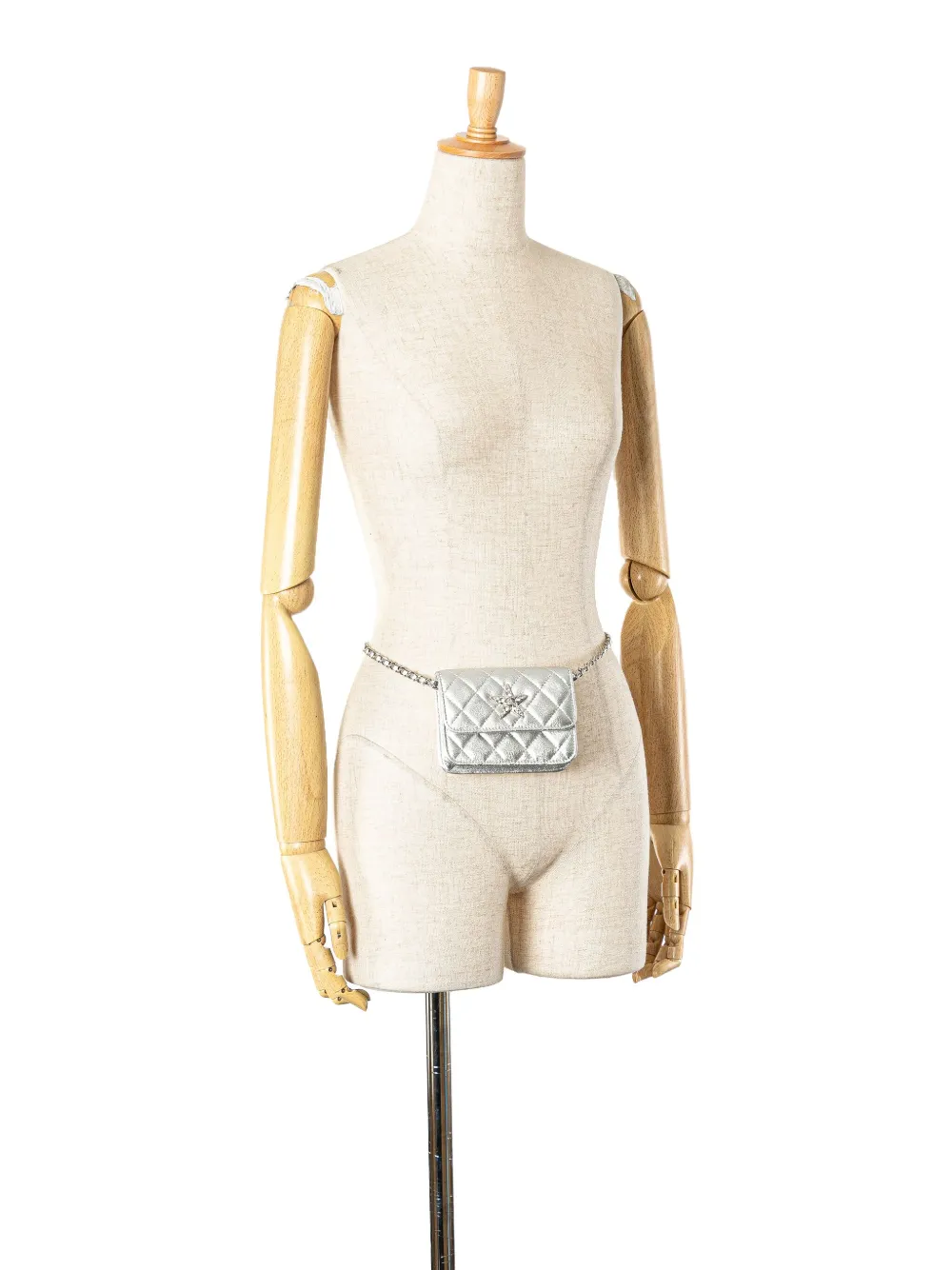 CHANEL Pre-Owned 2021-2024 Metallic Lambskin Crystal Star Chain belt bag | Pre-Owned | Image 2