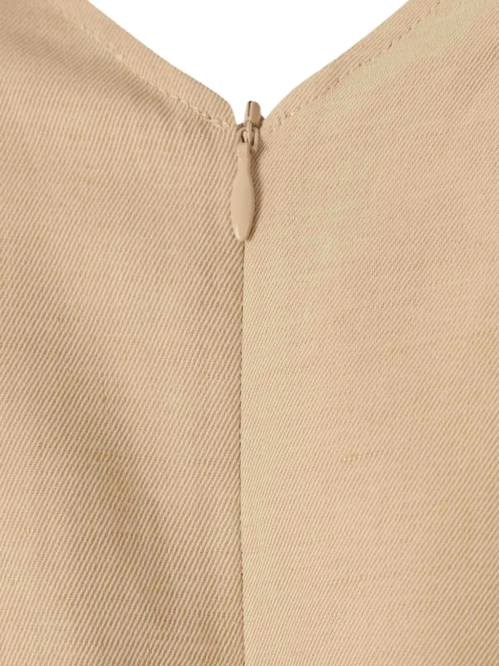 Fabiana Filippi Jurk met getailleerde taille Beige