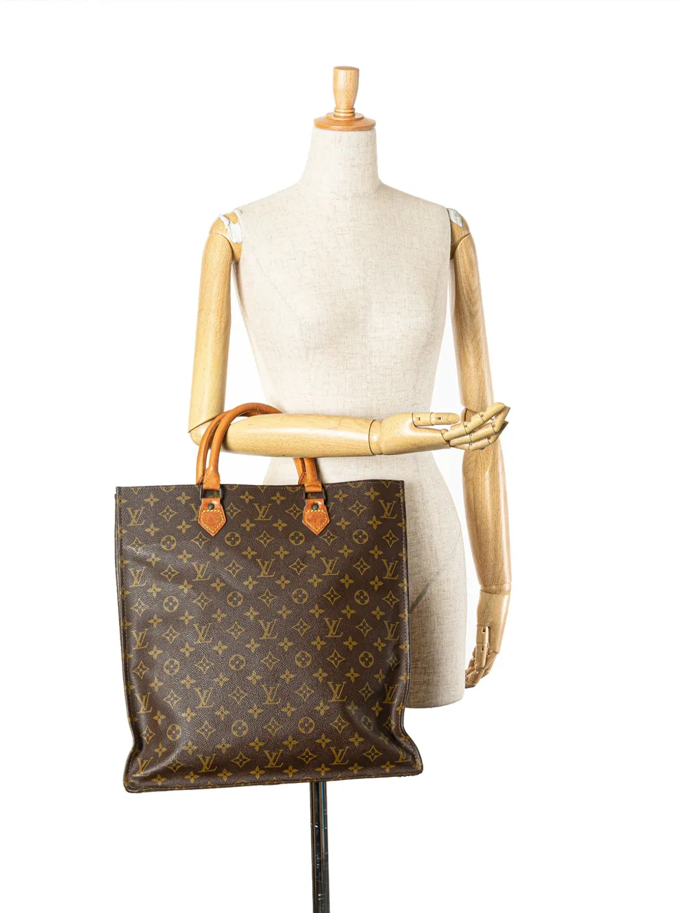 Louis Vuitton Pre-Owned 1980s Monogram Sac Plat tote bag - Bruin