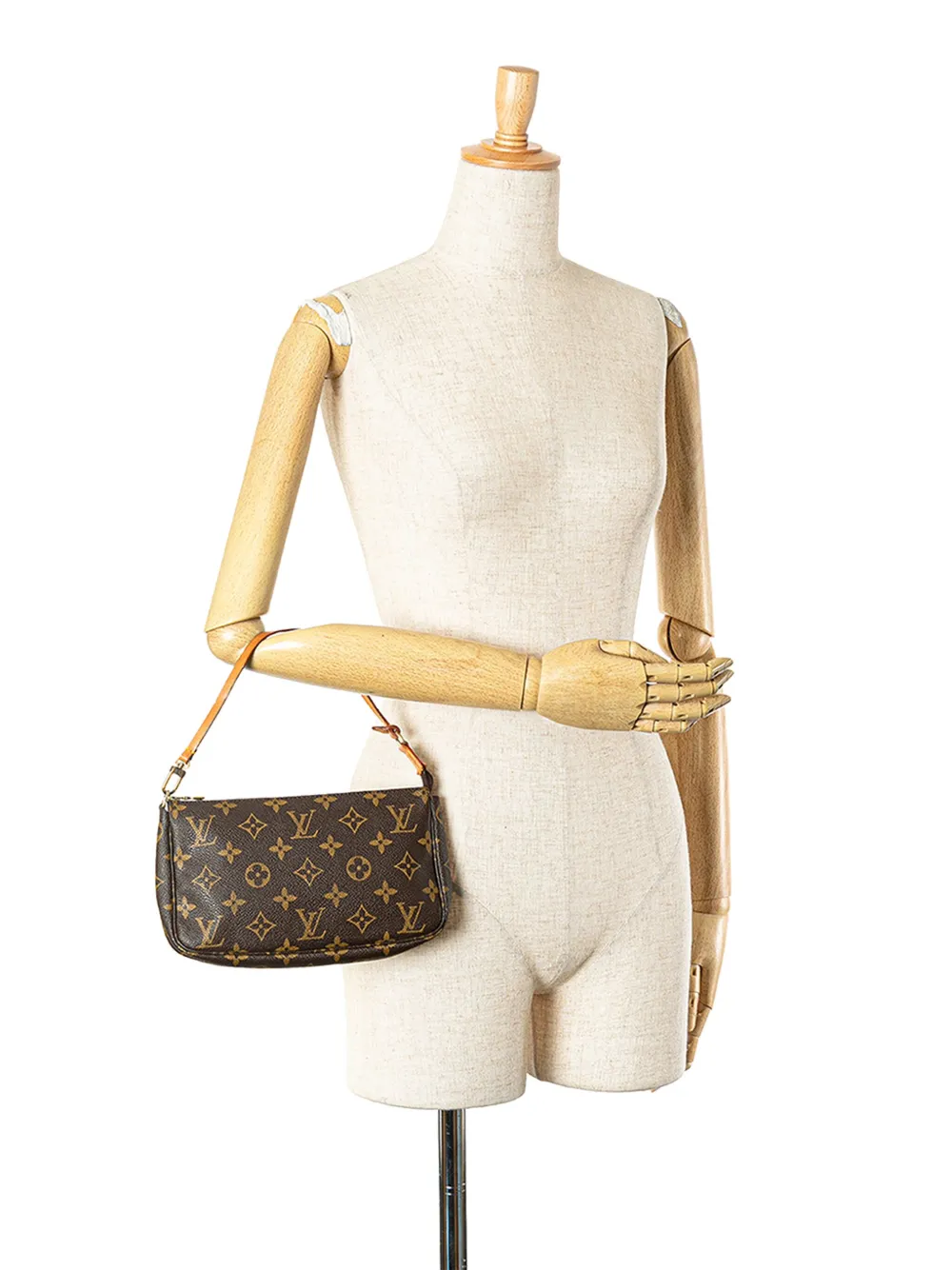 Louis Vuitton Pre-Owned 1999 Monogram Pochette Accessoires shoulder bag - Bruin