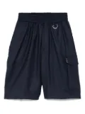 Family First elastic-waist shorts - Blue