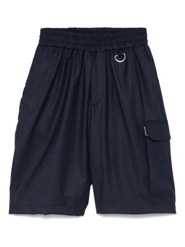 Family First elastic-waist Shorts Blue FARFETCH IN