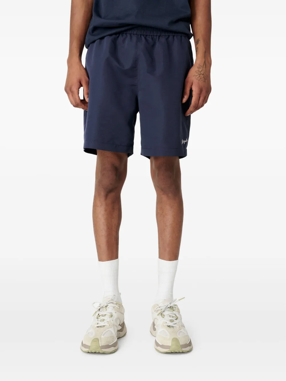 Axel Arigato Zwembroek met print Blauw
