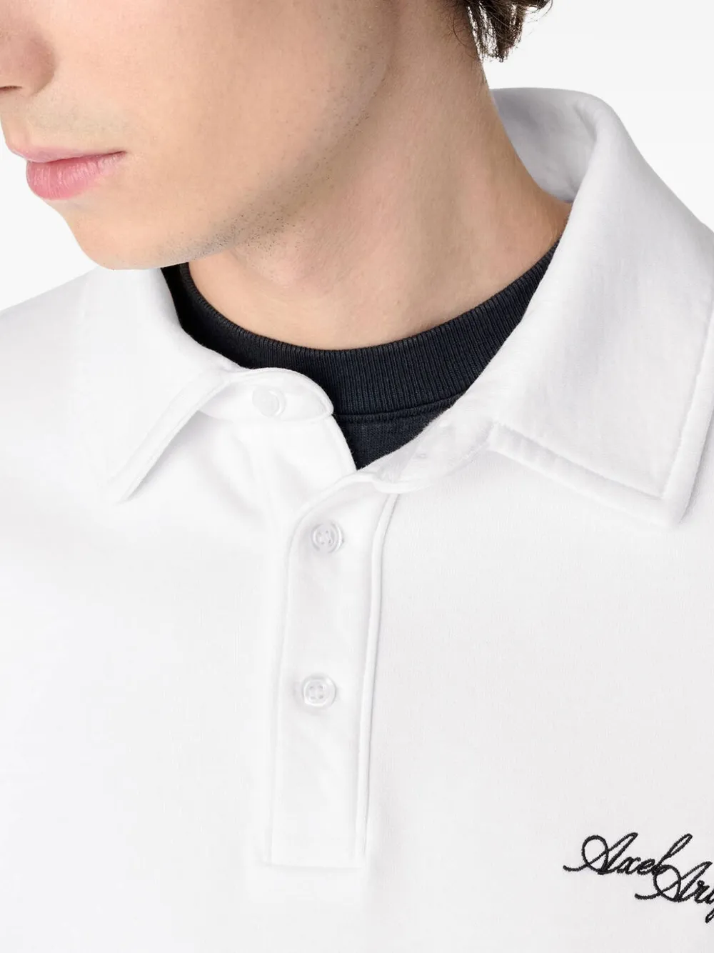 Axel Arigato Base poloshirt Wit