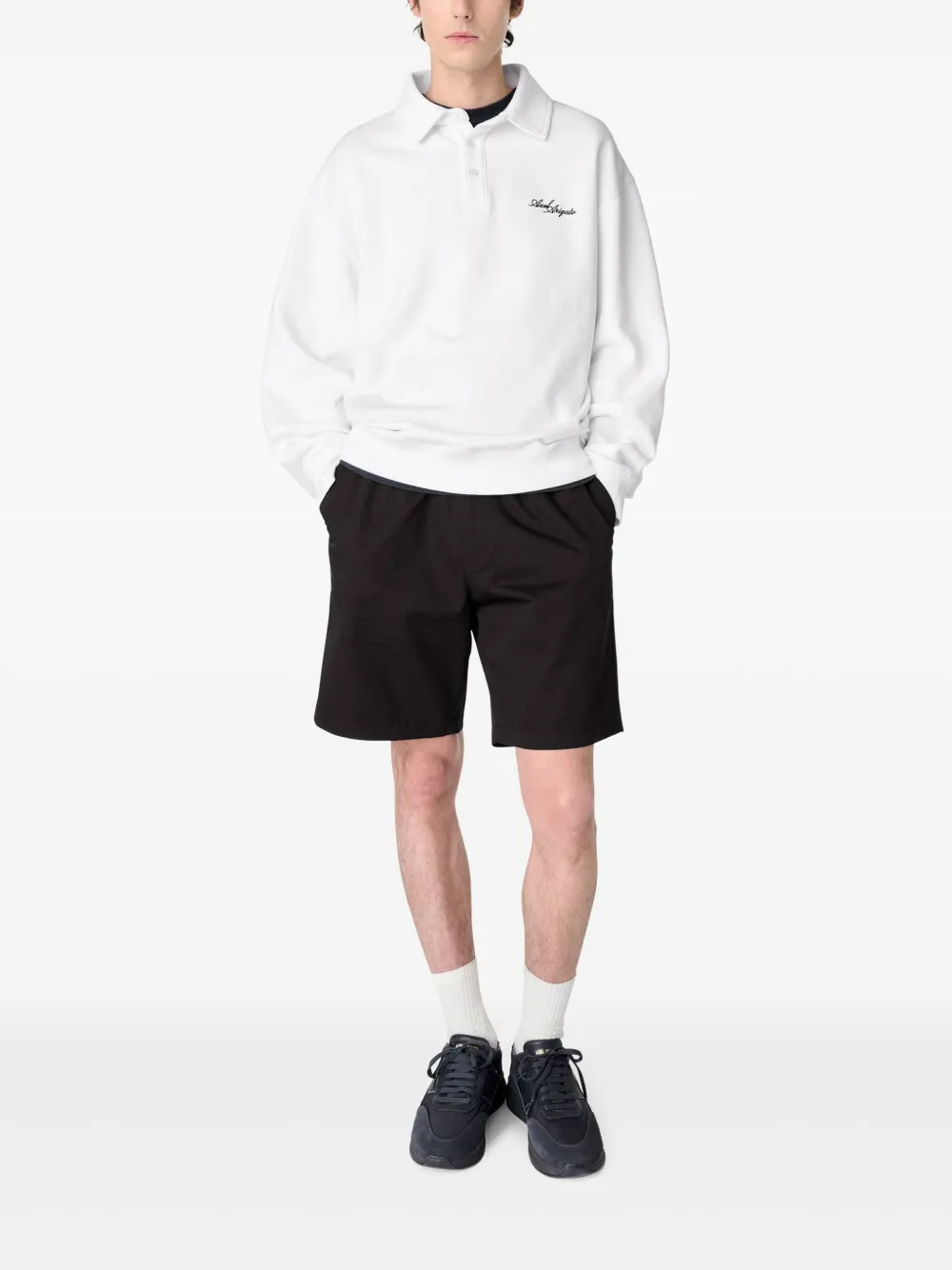 Axel Arigato Base polo sweatshirt - Wit