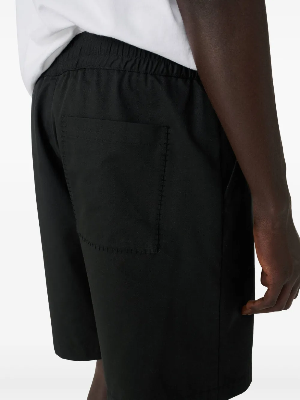Axel Arigato Shorts met borduurwerk Zwart