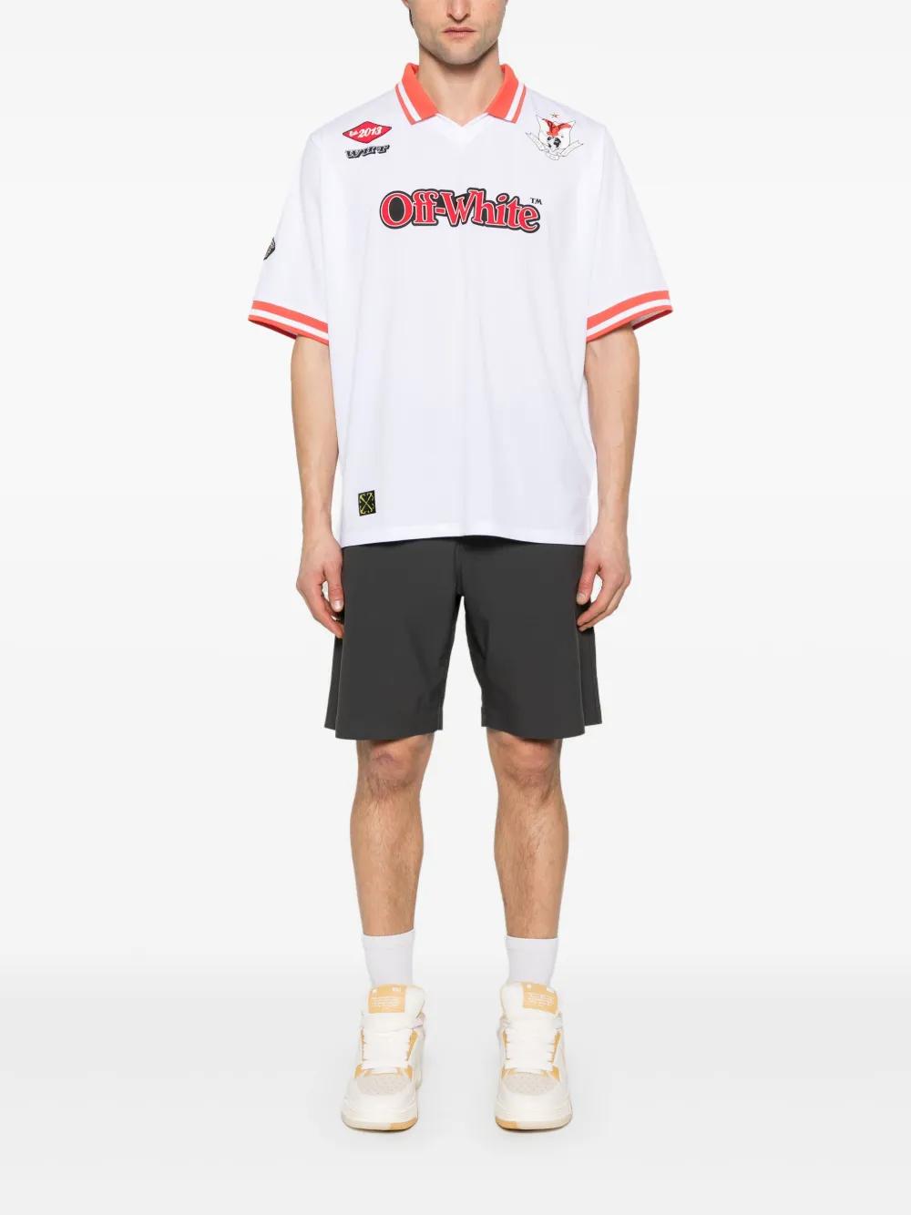 Off-White Eagle voetbalshirt - Wit