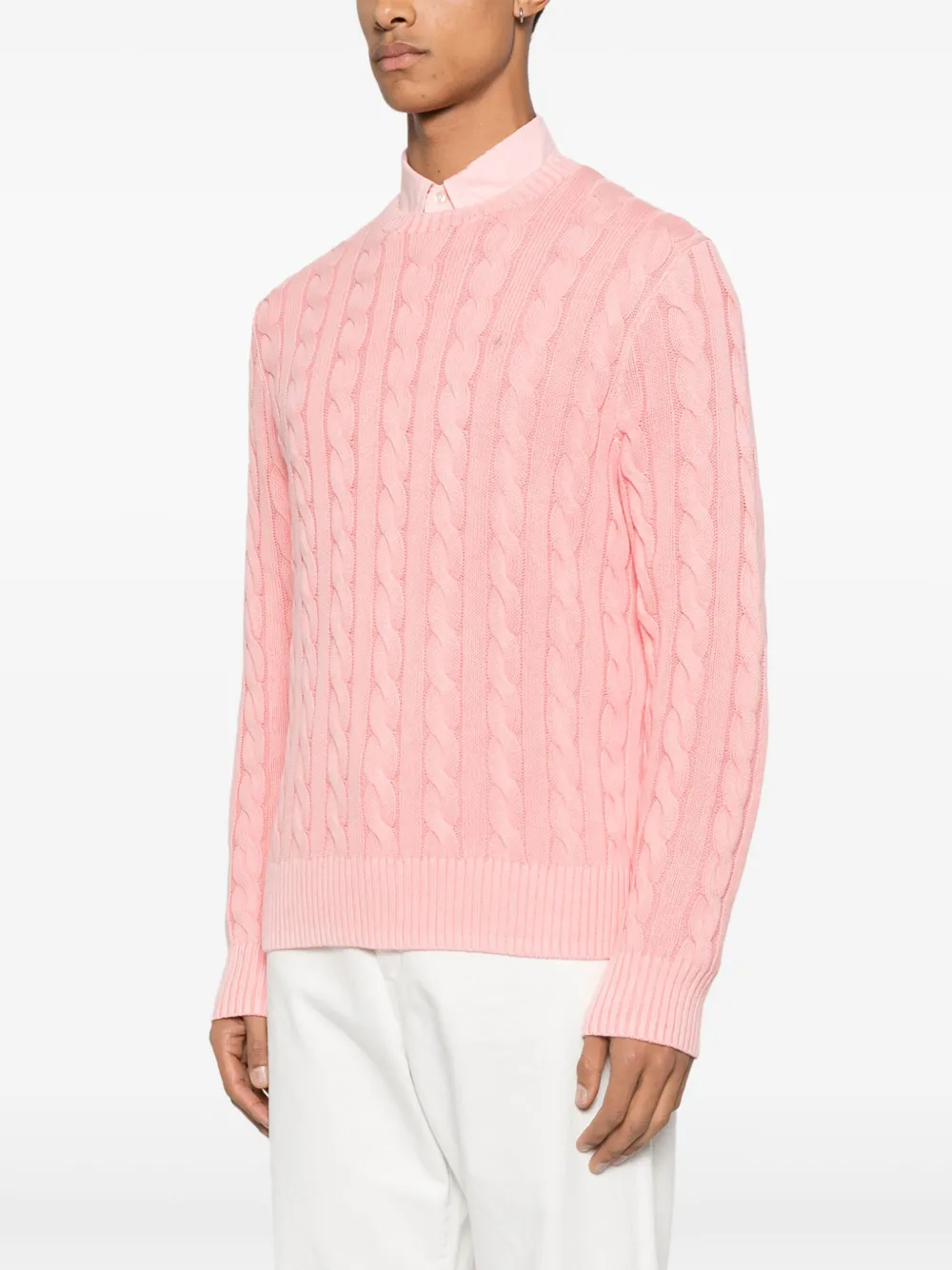 Polo Ralph Lauren Kabelgebreide trui Roze