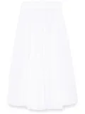 Cenere GB taffeta midi skirt - White