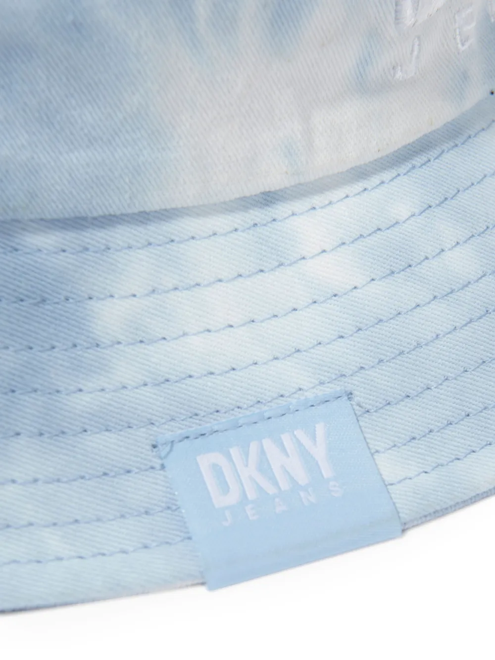 Dkny Kids Vissershoed met tie-dye print Blauw