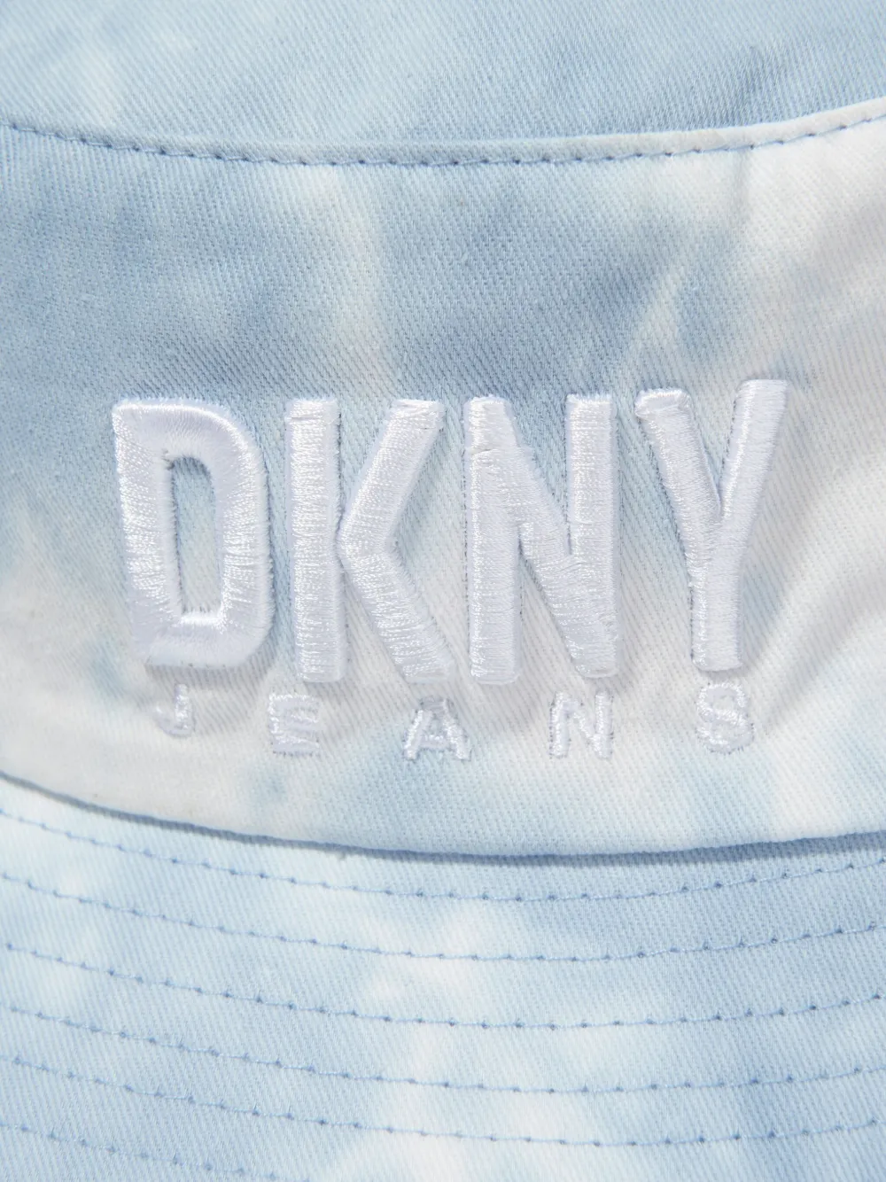 Dkny Kids Vissershoed met tie-dye print Blauw