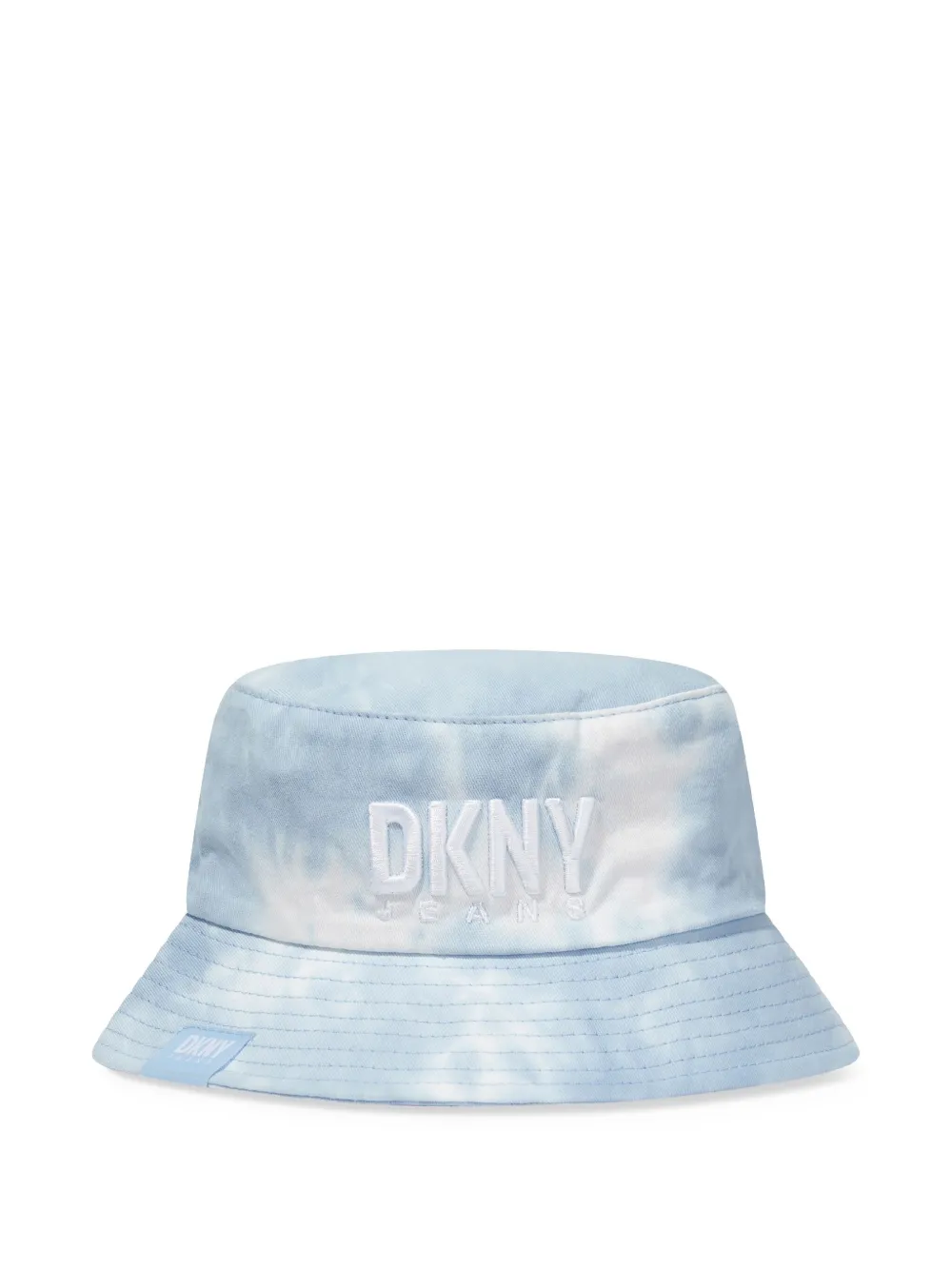 Dkny Kids Vissershoed met tie-dye print Blauw