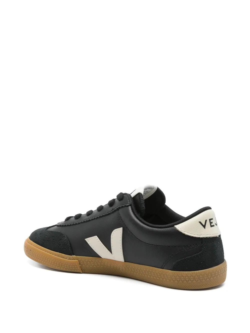 VEJA Volley O.T leren sneakers Zwart