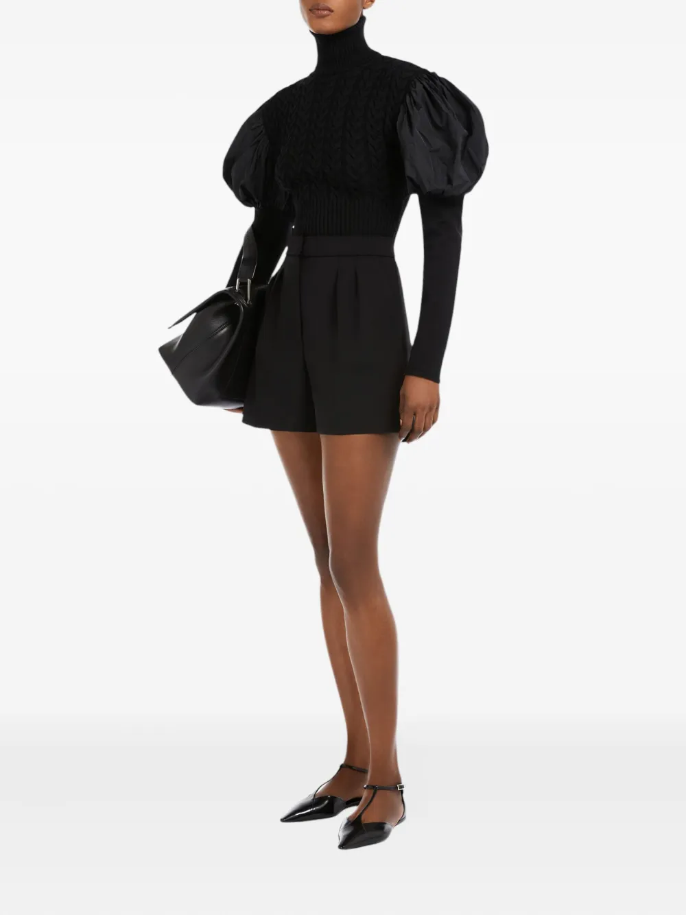 Max Mara Fune cable-knit balloon-sleeve sweater | T-Shirts & Jersey Shirts | Image 2
