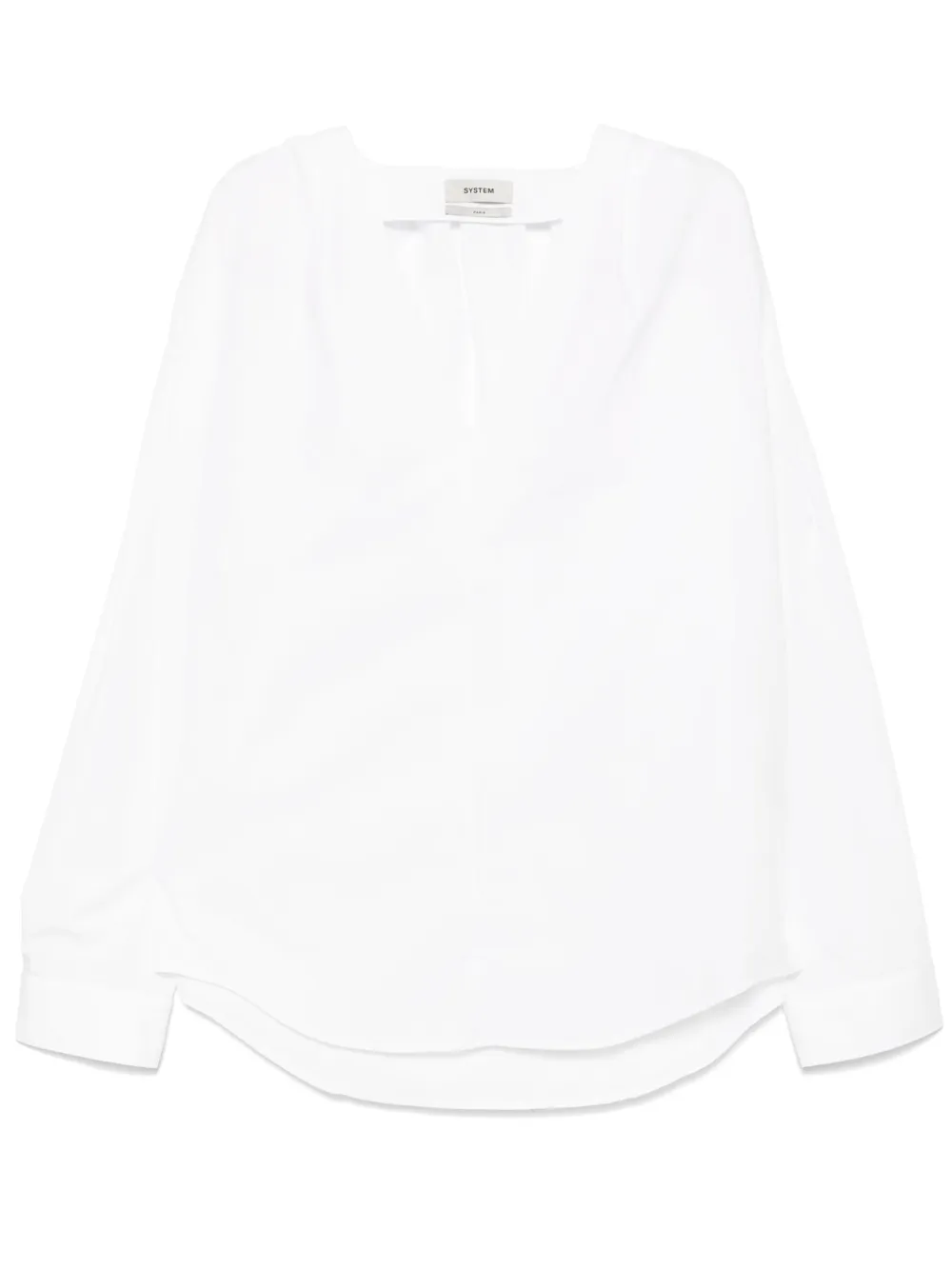 V-neck pullover shirt