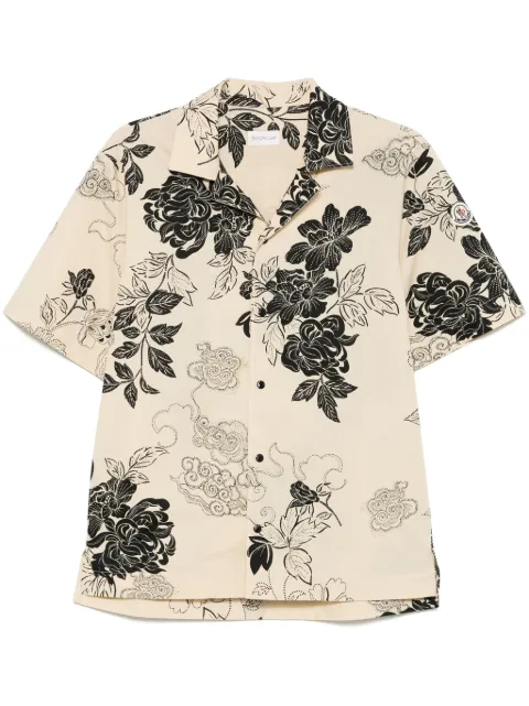 Moncler camisa con estampado floral