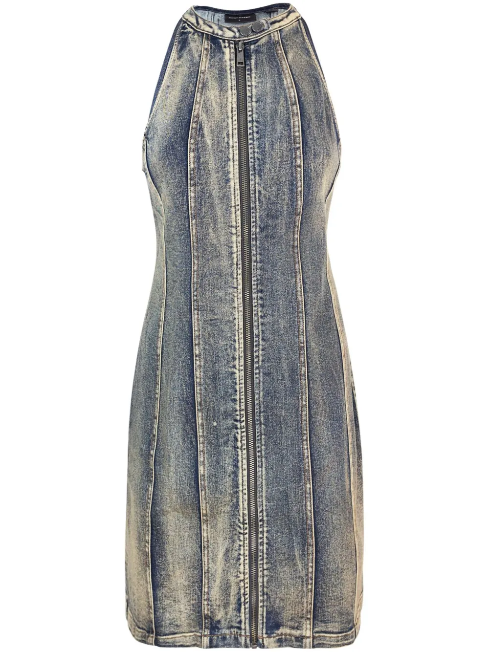 washed-denim dress