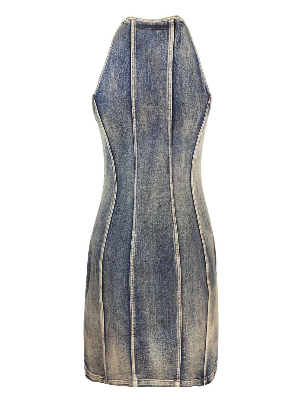 Daily Paper washed-denim dress - Blauw