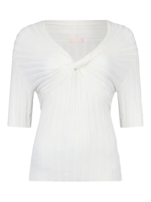 LIU JO pull à logo - Blanc - LIU JO - Modalova