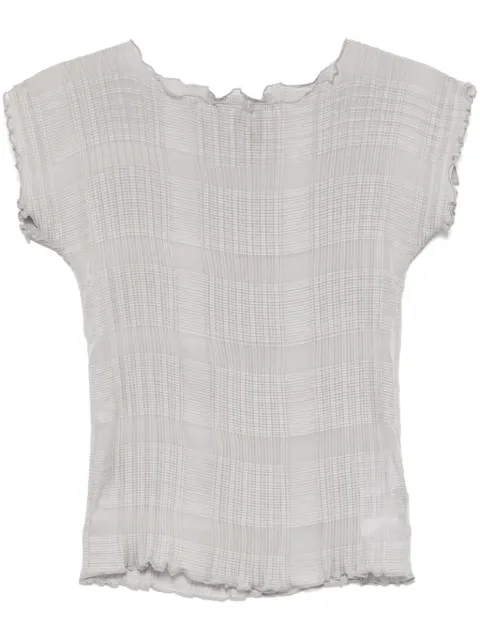 REMAIN pleated chiffon top