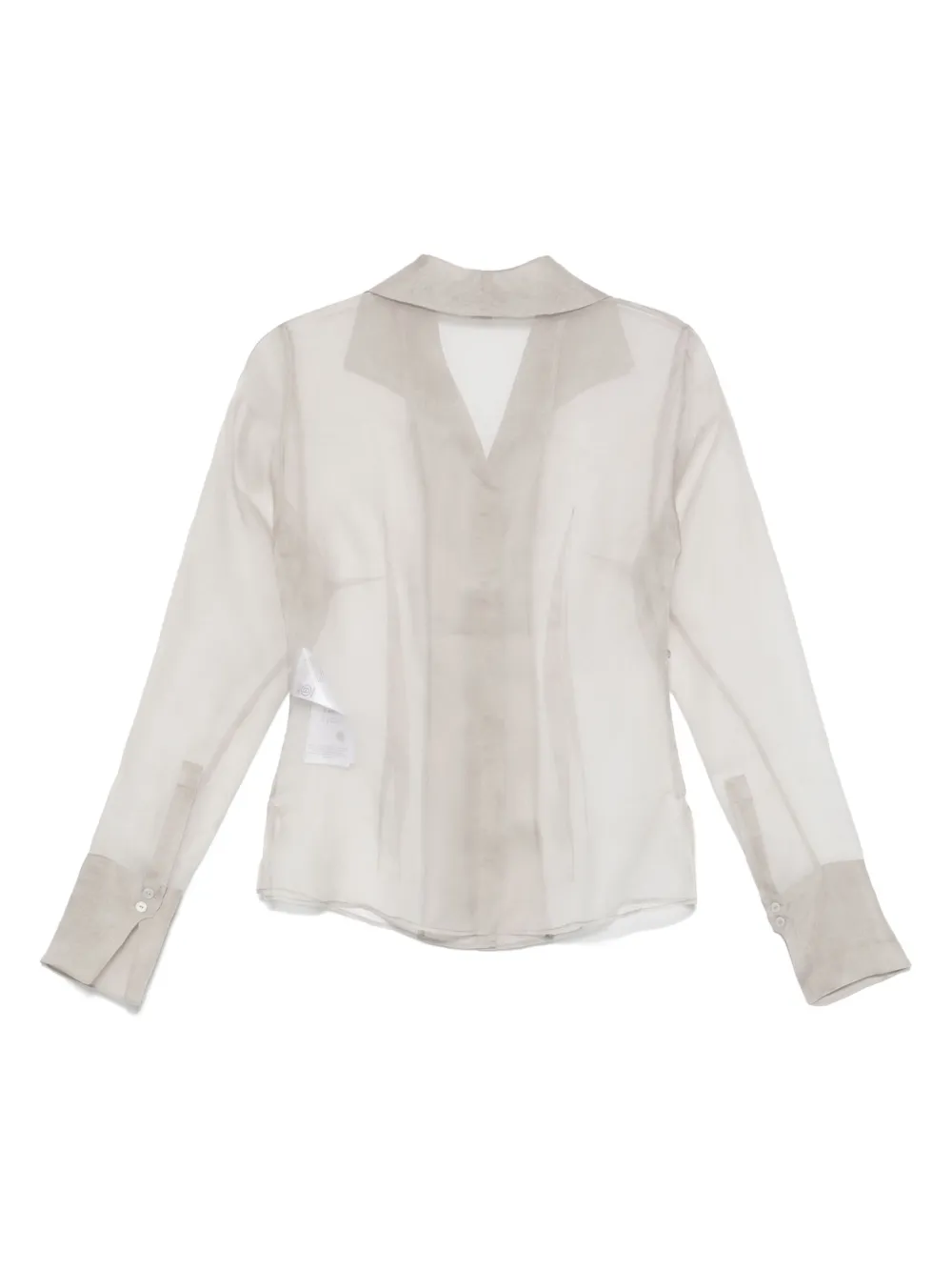 REMAIN Organza blouse - Grijs