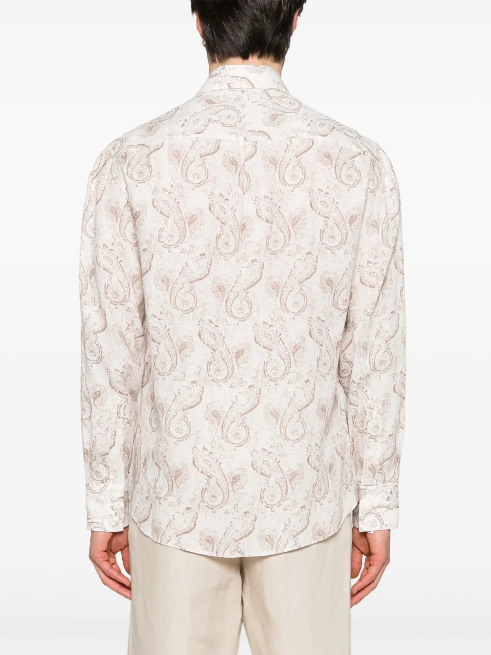 Brunello Cucinelli Linnen overhemd Beige