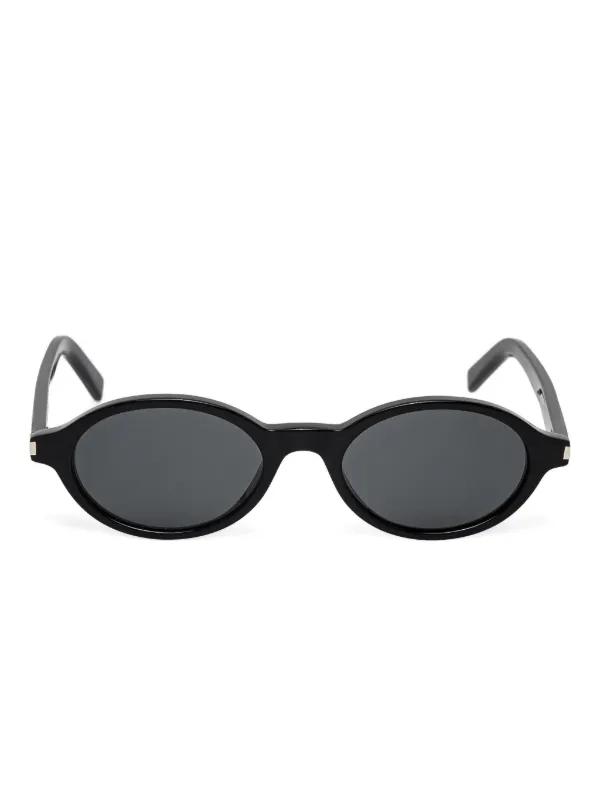 【美品】SAINT LAURENT オーバルサングラス ブラック Saint Laurent Eyewear オーバルフレーム サングラス | ブラック
