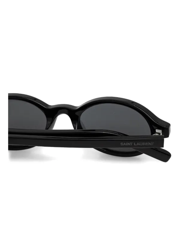 【美品】SAINT LAURENT オーバルサングラス ブラック Saint Laurent Eyewear オーバルフレーム サングラス | ブラック