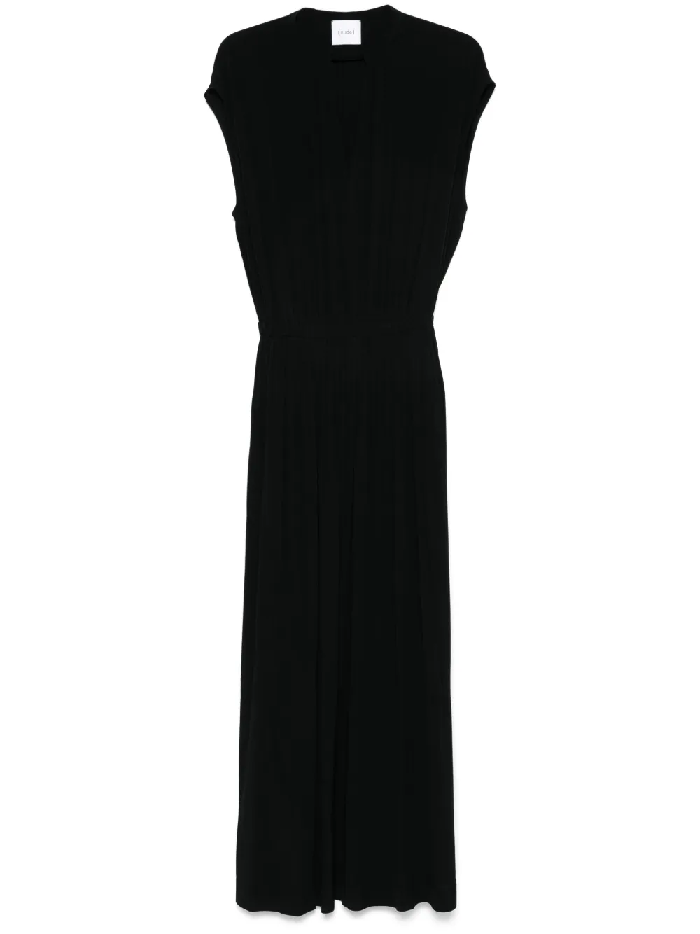 V-neck maxi dress