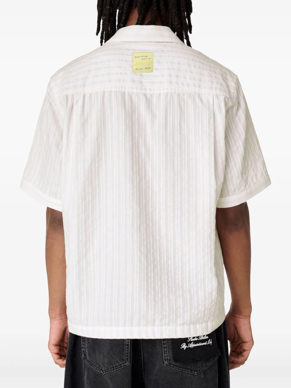Axel Arigato Striped overhemd Beige
