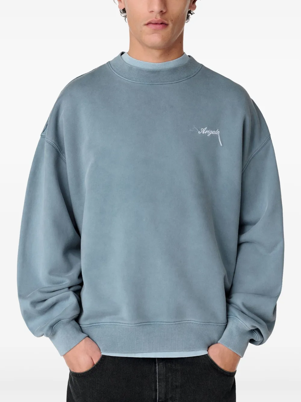 Axel Arigato Sweater met print Blauw