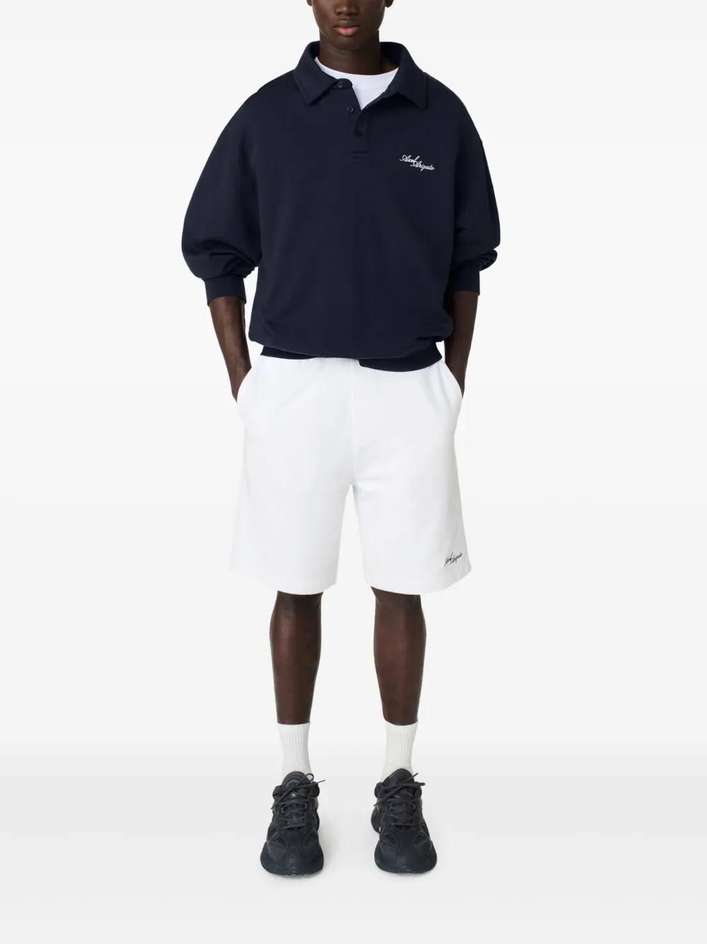 Axel Arigato Base poloshirt Blauw