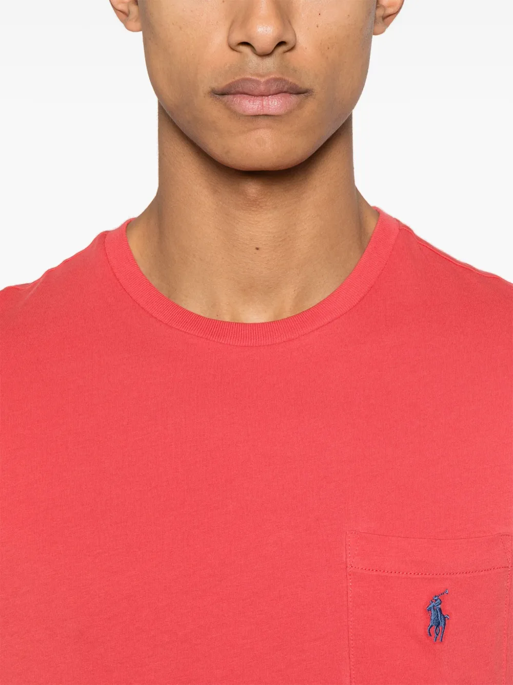 Polo Ralph Lauren T-shirt Mit Polo Pony-stickerei In Rot