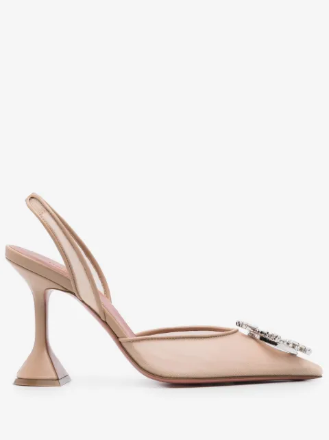 Amina Muaddi 95mm Begum pumps