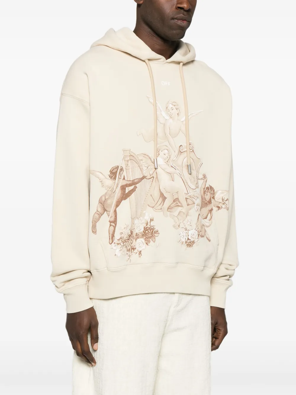 Off-White Putti Skate hoodie Beige