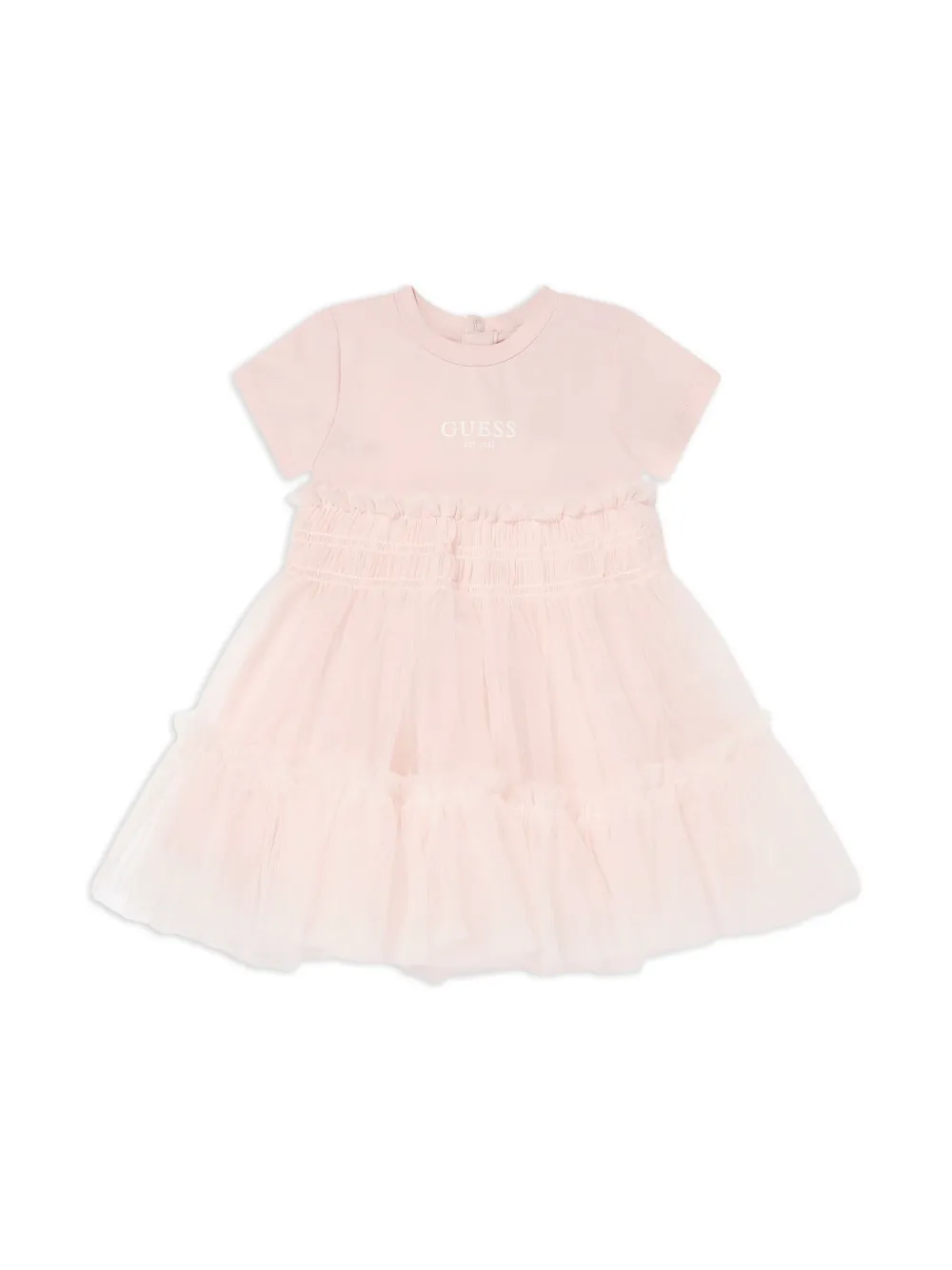 guess kids layered dress (set of two) - Roze