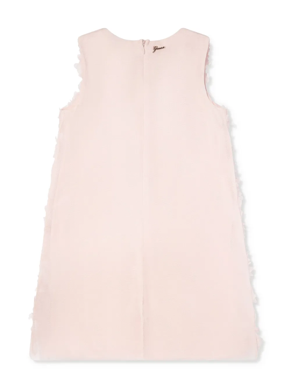 Guess kids rose-appliqué dress - Roze